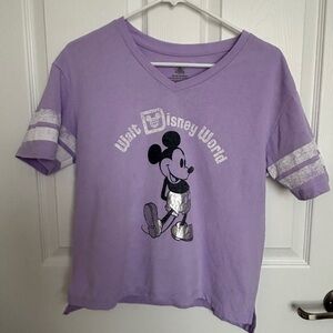 Disney Kids Lavender Mickey Mouse Tee